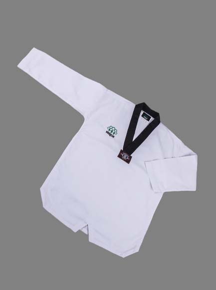 松林MT面料-黑V领